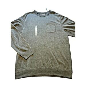 Old Navy Gray Crew Neck Sweatshirt Soft Fleece Pullover Women's XL NEW Casual